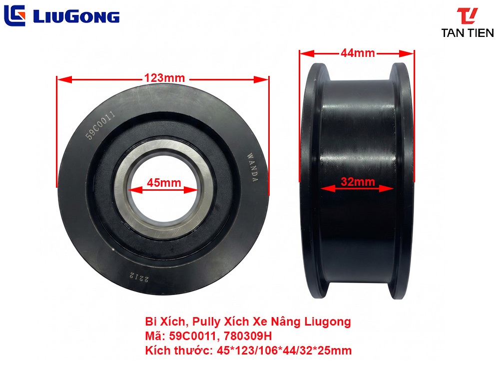 Bi Xích Xe Nâng Liugong 59C0011